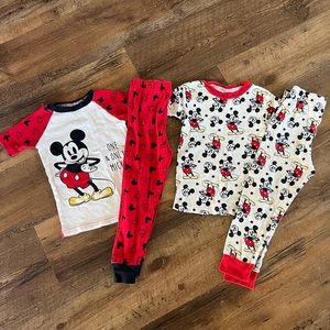 Bundle of Mickey Mouse pajama sets